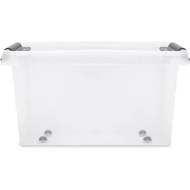PLAST TEAM Vertriebs GmbH Aufbewahrungsbox PROBOX 70 l 1-tlg. Transparent