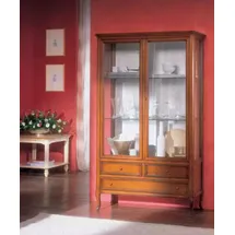 JV Möbel Vitrine 40 x 175 x 108 cm Braun
