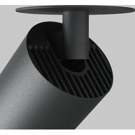 Maytoni Einbauleuchte 3 rund schwarz Aluminium