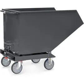 Fetra Fechtel Transportgeräte GmbH Muldenkipper Inh.600l L1458xB855xH1099mm grau o.Ablasshahn fetra