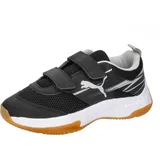 Puma Jungen Unisex Kinder Varion Ii V Jr Indoor Court Shoe, Black Cool Light Gray Yellow Blaze Gum, 28 EU