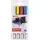 edding Whiteboard Marker Set 1,5 - 3 mm Weiß/Gelb/Pink/Hellblau