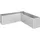 Biohort Belvedere Midi L200 201 x 201 x 61 cm silber-metallic