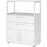 Hammerbacher Flexwall Aktenschrank 80 x 40 x 109,8 cm weiß