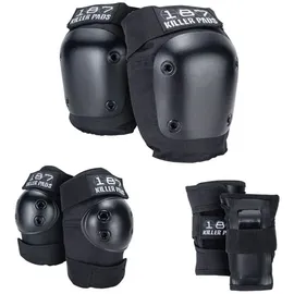 187 Killer Pads Adult Six Pack Set Black - schwarz - S/M