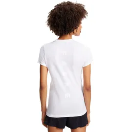 Falke T-Shirt CORE Logo Round Neck W S/S SH Lyocell Baumwolle feuchtigkeitsregulierend 1 Stück, Weiß (White 2860), XL