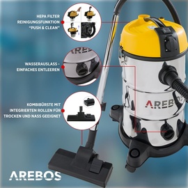 Arebos Industriestaubsauger 2300W