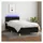 vidaXL Boxspringbett 100 x 200 cm Schwarz
