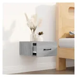 vidaXL Nachtschrank NA 35 x 35 x 20 cm Grau