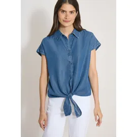 Cecil Hemdbluse im Denim-Look Blau XXL