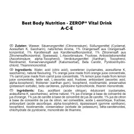 Best Body Low Carb Vital Drink Zerop ACE 1000 ml