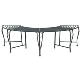 vidaXL Baumbank 160 x 80 x 44 cm Grau