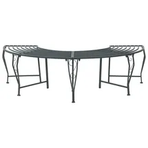vidaXL Baumbank 160 x 80 x 44 cm Grau