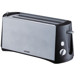 Cloer Toaster 3710 sw/metall matt Toaster