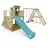 Wickey Spielturm Smart Surf Pastellblau