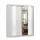 fabryka mebli idczak Schwebetürenschrank Multi 32 183 x 218 x 61 cm Weiß
