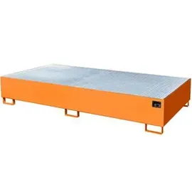 Bauer Südlohn Auffangwanne AW 1000-2, lackiert, Gelborange