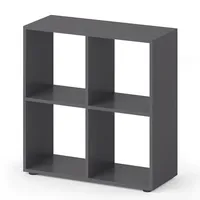 Vicco Raumteiler Tetra 72,6 x 72 x 29 cm Grau