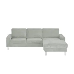 Ecksofa   ¦ grau ¦ Maße (cm): B: 258 H: 86 T: 184.0