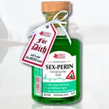 Apothekerflasche Sexperin - 0,2L 20% Pfefferminzlikör | Humorapotheke Spaß