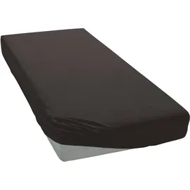 OTTO home Spannbettlaken Physalis Jersey 140 x 200 cm schwarz