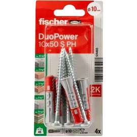 Fischer DuoPower 10 x 50 mm 4 Stück