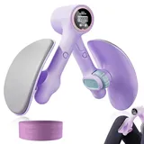 Oberschenkeltrainer mit Zähler, Beckenbodentrainer, Beckenboden Trainer mit Elastikband ausgestattet für Postpartale Mütter, sitzende Lebensweise, Oberschenkelfettreduktion und Formung