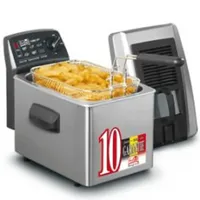 Fritel Turbo SF4170 Friteuse, Fritteuse, Schwarz, Silber