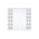 home in green Schiebevorhang ¦ grau ¦ Synthetik ¦ Maße (cm): B: 60 H: 245