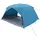 vidaXL Trekkingzelt Blau 4-Personen 185T Polyester mit PU-Beschichtung