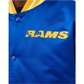 Mitchell & Ness Heavyweight Satin Jacke blau M