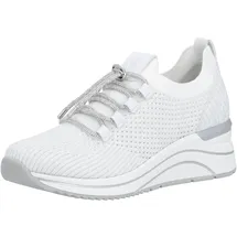 remonte Slip-On Sneaker Damen Silberfarben/Weiß 40