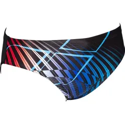 ARENA Badehose M OPTICAL WAVES BRIEF, BLACK-MULTI, 6