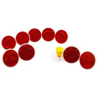 Eduplay Naturstempel Blätter und Früchte, 10 Stück