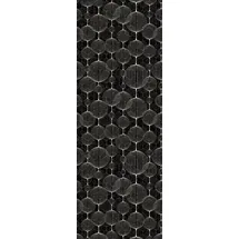 Queence Vinyltapete Mohammed, glatt, Farbverlauf, abstrakt, bedruckt, gemustert, 90x250cm, selbstklebend, kinderleichte Anbringung, Sticker grau