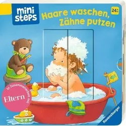 RAVENSBURGER 31762 ministeps Haare waschen, Zähne putzen