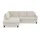 sit&more Ecksofa SIT & MORE "Farö L-Form", beige (creme), B:251cm H:90cm T:187cm, Sofas, Ecksofa, inklusive Federkern, wahlweise mit Bettfunktion und Bettkasten