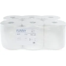 Funny Handtuchrolle MIDI 2-lagig 6 Rollen
