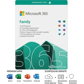 Microsoft Office 365 Home Premium 5 User ESD ML Win Mac