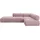 altdecor Ecksofa modulares Sofa Favio-L1 - 285x190x70 cm Rosa Cord