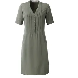 Casual Looks Etuikleid Unifarben Hellkhaki 52