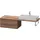 Duravit „L-Cube“ 82 × 40 × 547 mm Nussbaum Natur