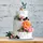 Relaxdays Tortenplatte, 360 Grad drehbar, ∅ 30 cm, zum Servieren & Dekorieren, runde Kuchenplatte, Glas, transparent