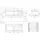 Villeroy & Boch Legato Waschtischunterschrank, 2 Auszüge, Waschbecken rechts, 1200x380x500mm, LED-Beleuchtung, B581L0PD, Farbe: Black Matt Lacquer