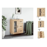 vidaXL Sideboard Sonoma-Eiche 69,5x34x90 cm Holzwerkstoff