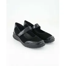 Semler Lena Lack Chevreau Spangenballerina schwarz in Gr. 37.5 / 4,5 UK