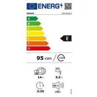 Indesit D2F HK26 S Geschirrspüler (freistehend, 600 mm, Silber)