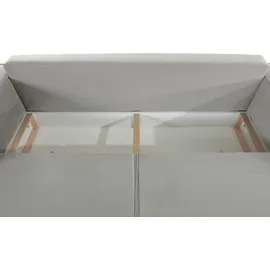 Home Affaire Schlafsofa HOME AFFAIRE "Marva", blau (grau, marineblau), B:245cm H:90cm T:102cm, 100% Polyester, Sofas, Schlafsofa, incl. Bettfunktion und Bettkasten, Federkern