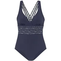 LASCANA Badeanzug Adele Blau 38 Cup C