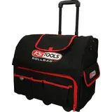 KS Tools Universal-Werkzeugtasche XL mit Teleskop-Trolly rot/schwarz 49,0 x 42,0 x 33,0 cm